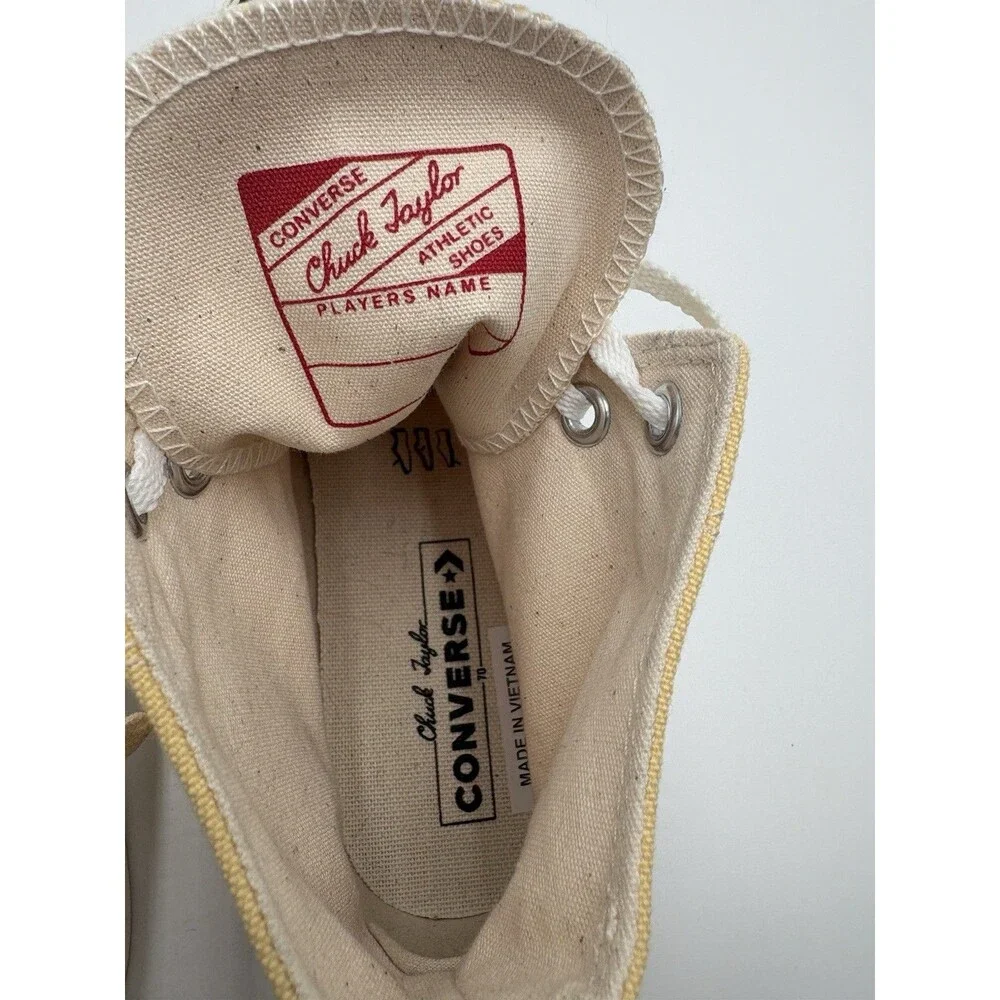 Converse Women's Chuck Taylor All Star 70 Hi Top 7  Yellow